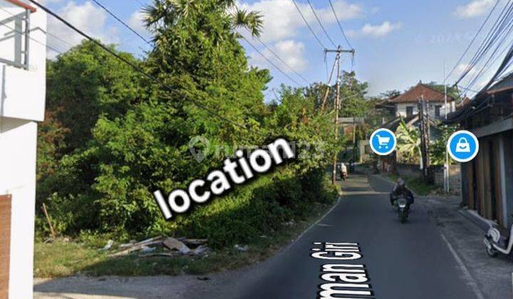 Lahan Siap Bangun Di Jalan Utama Taman Giri Jimbaran Bali 1