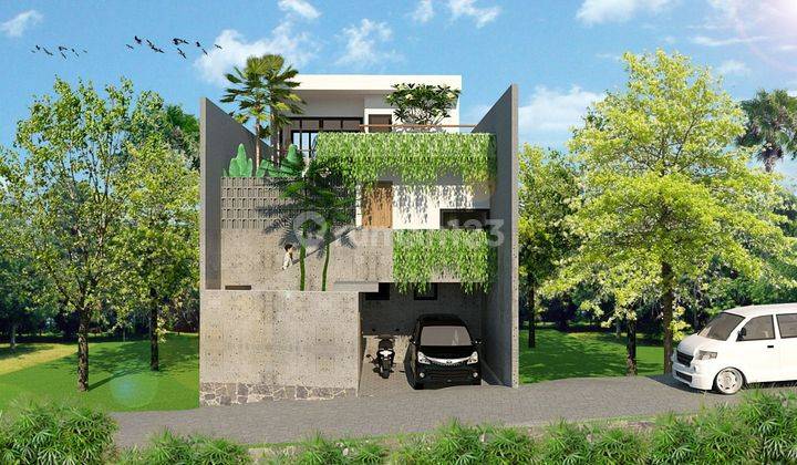 Modern 3 Storey Villa View Rice Fields Near the Sea in Cemagi Bali 1