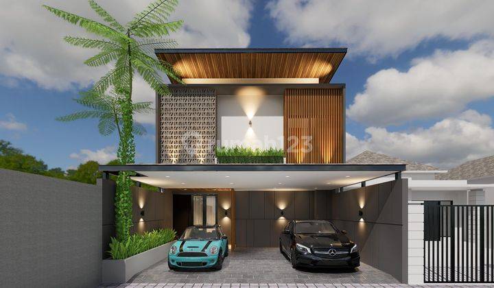 2 Storey Contemporary House Ready to Move In Mahendradata Bali 1