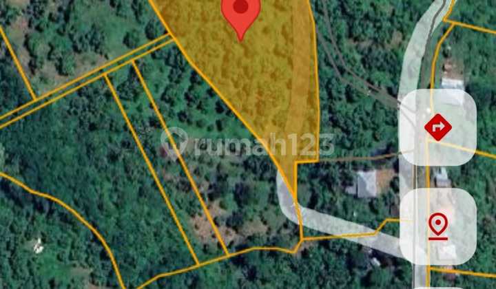 Tanah Perkebunan Kawasan Hijau Lokasi Kutambahan Bali