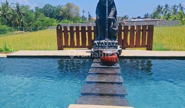 Villa Pemandangan Sawah Sejuk Siap Huni Di Kengetan Ubud Bali 3m 1