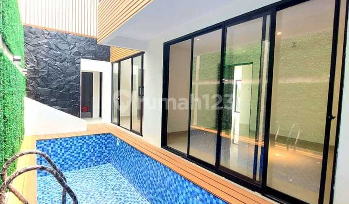 Beautiful House with Swimming Pool SHM Ready to Occupy in Bintaro Tangerang
