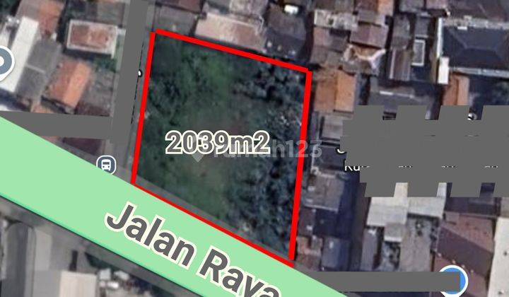 Lahan Komersil 2039m2 Hadap Jalan di Kebon Jeruk Jakbar  2