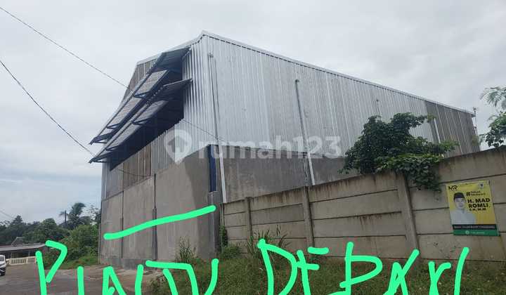 Gudang Strategis Siap Pakai di Kavling Pgri 427 Tigaraksa Tangerang