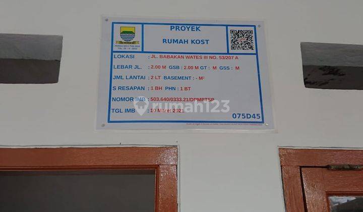 Dijual Cepat Rumah Kost Sayap Buah Batu Bandung 2