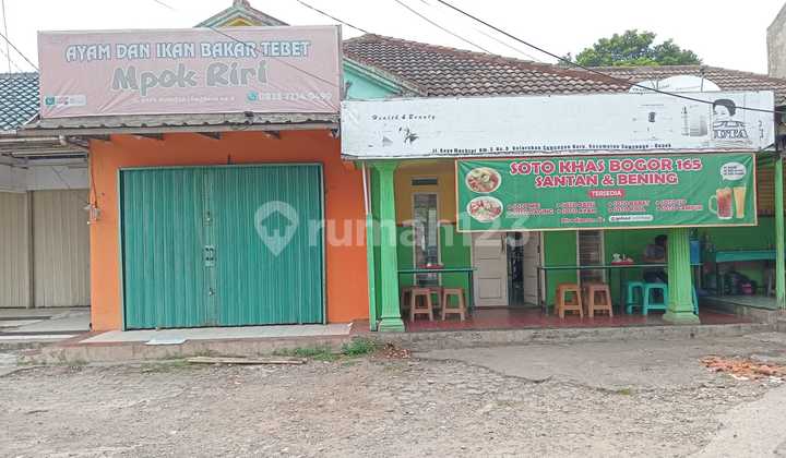 Ruang Usaha + Tanah Kosong Sangat Strategis Jl Raya Muchtar Sawangan 2