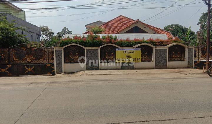 Rumah LT 1433 m2 Pinggir Jalan Dekat Mal DTC dan Pintu Tol Desari 2