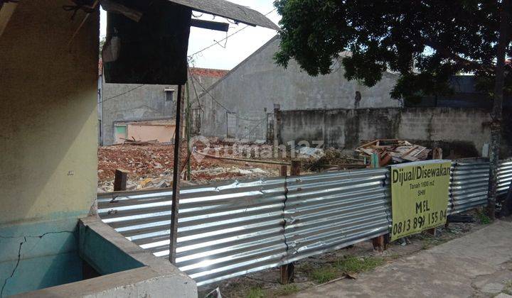 Tanah 1600 m2 Nempel Jalan Raya Sawangan Dekat Gerbang Tol Desari 2