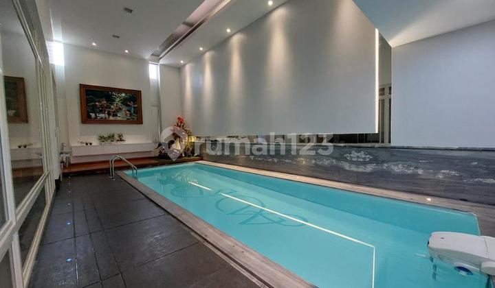 JUAL CEPAT RUMAH PIK 1 UK 15x30 (2.5 LANTAI) ADA POOL VIEW DANAU BANGUN SENDIRI MURAH