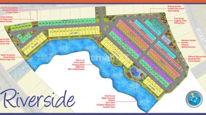 Disewakan Rumah Pik 2 Uk 10x25 2.5 Lantai Kosongan Unit Jarang View Danau Termurah 2