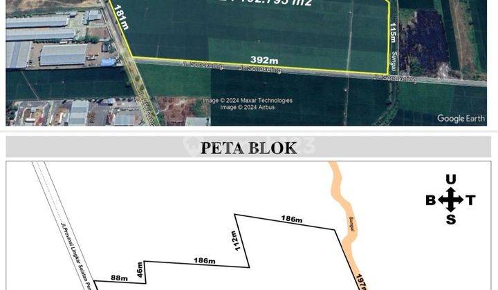 Tanah di Desa pelutan kec Pemalang Jawa tengah 10,2 hectare 1