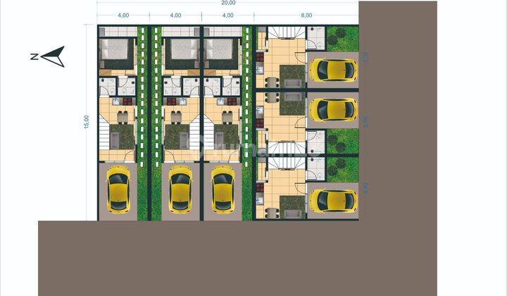 RUMAH BARU MURAH TIRTA AGUNG 2 LT SCANDINAVIAN 2