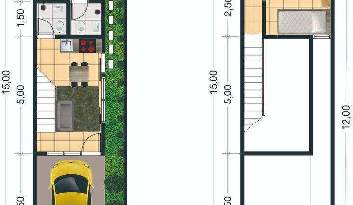 RUMAH BARU MURAH 2 LT TIRTA AGUNG SCANDINAVIAN 2