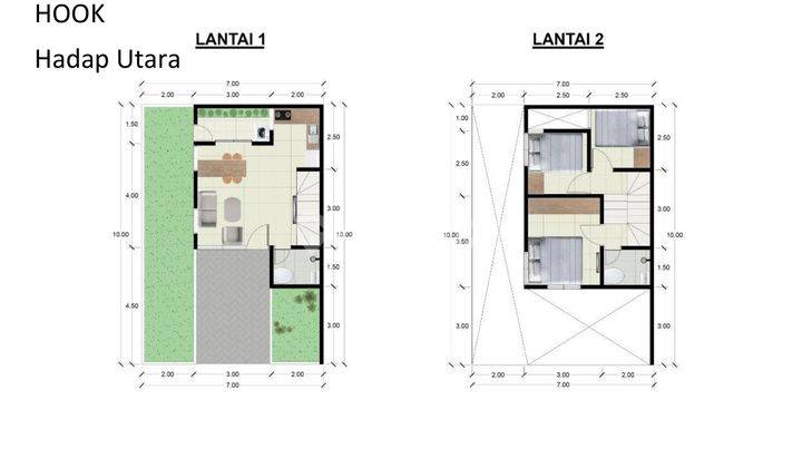 RUMAH BARU MURAH HOOK 2 LT.RUNGKUT ASRI TIMUR 2