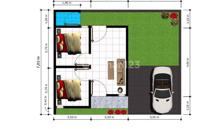 Dijual Perumahan Grahatama Residence Rumah di Jalan Balekambang - Blabak Kota HGB Baru Timur 5