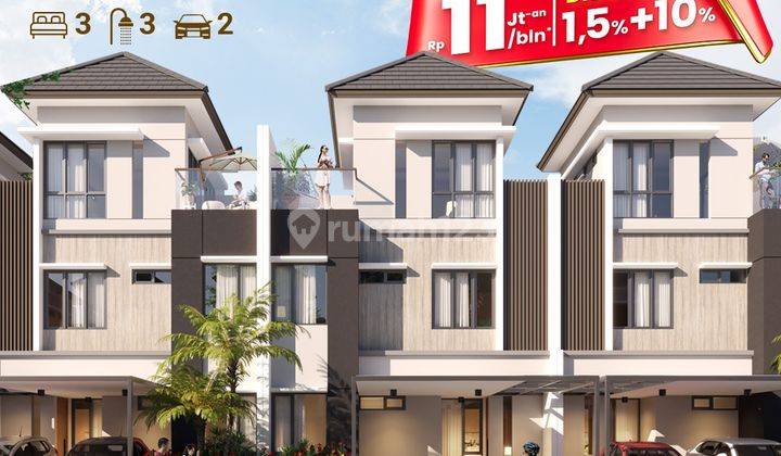 Rumah 3lantai di Perumahan Moderland 1