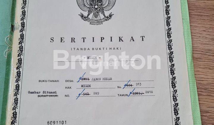 TANAH MAU JUAL CEPAT, JABON MEKAR PARUNG BOGOR 2