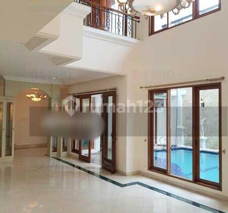 Rumah Bagus Pondok Indah, Uk 17 X 25, Hadap Selatan, Kolam Renang