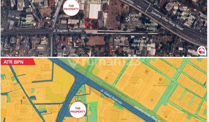 Lahan Komersil Cocok Bangun Gedung Lokasi Strategis di Tendean Mampang Prapatan