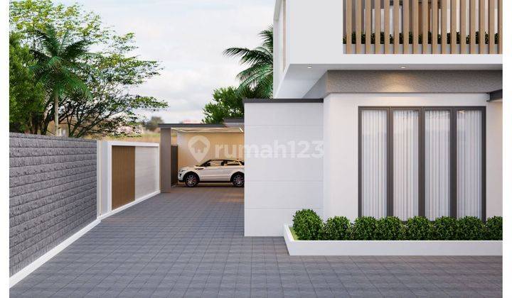 Rumah Design 2Lt Lahan 600m Akses Selangkah ke Mall SKA 2