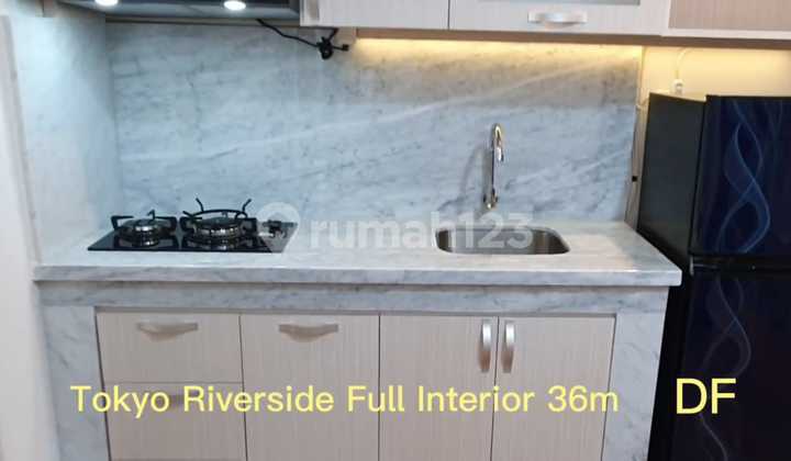 Apartemen Tokyo Riverside 2 BR Furnished Full Inetrior