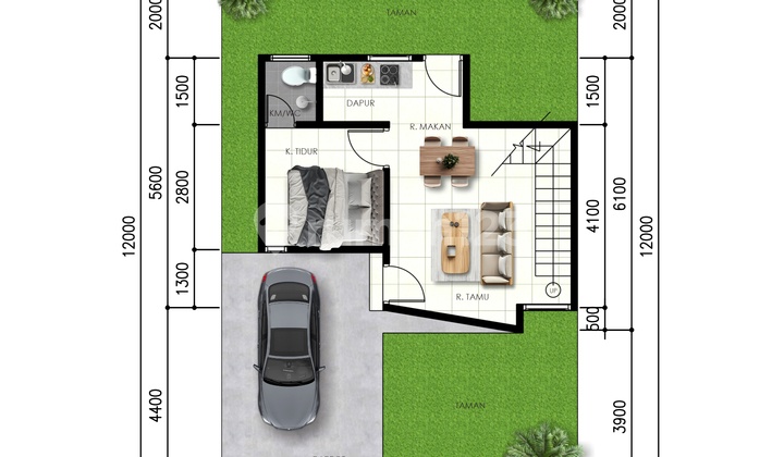 Type 90 House Near UII at Kaliurang KM 12 2