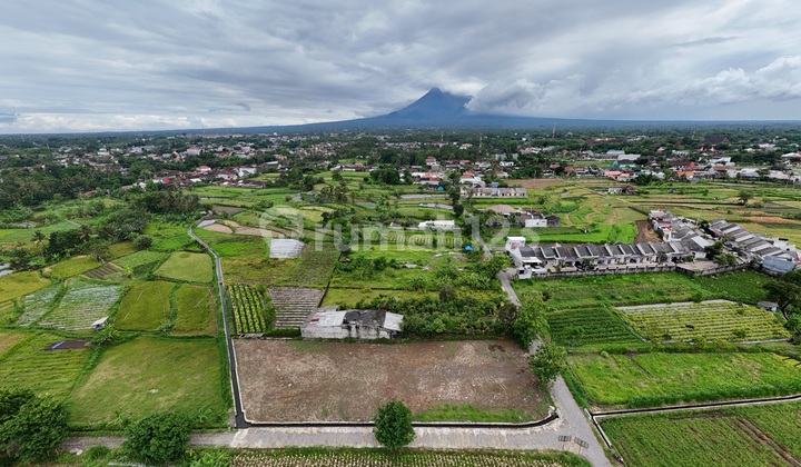 Pekarangan Tanah Jalan Besi Kaliurang Km 12 View Sawah & Merapi