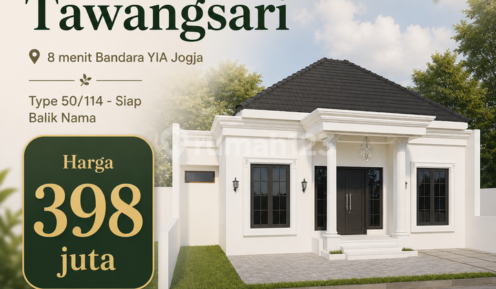 Eligible for KPR (Mortgage) - House in Wates, Kulonprogo City, Jogja