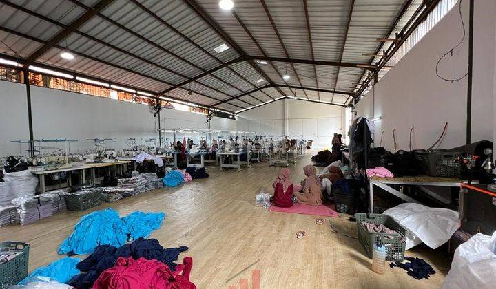Dijual Pabrik Garment Gudang Cigondewah  1