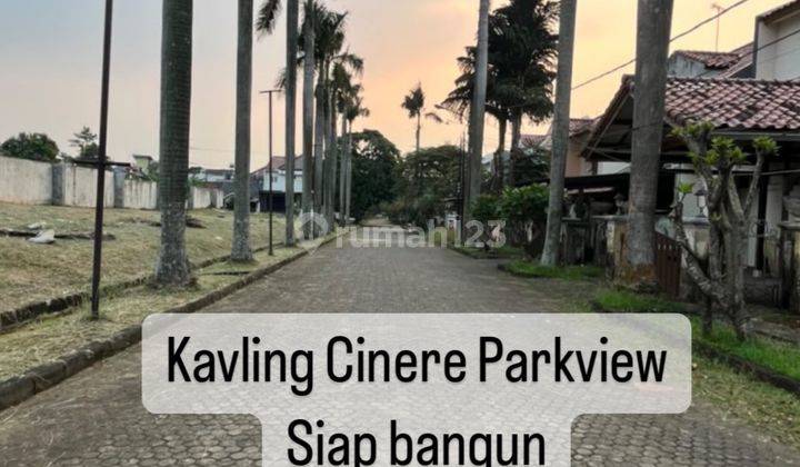 Kavling Cantik Cinere Parkview Lokasi Bebas Banjir Dekat Tol Desari 1