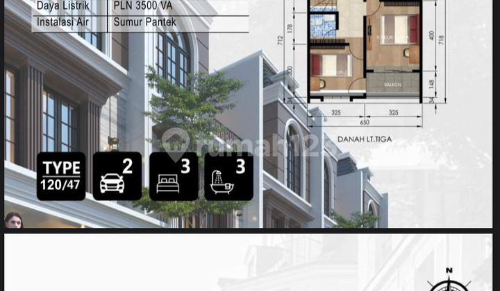 Siap Huni Rumah 3lantai Di Cilandak Selangkah Ke Citos 2