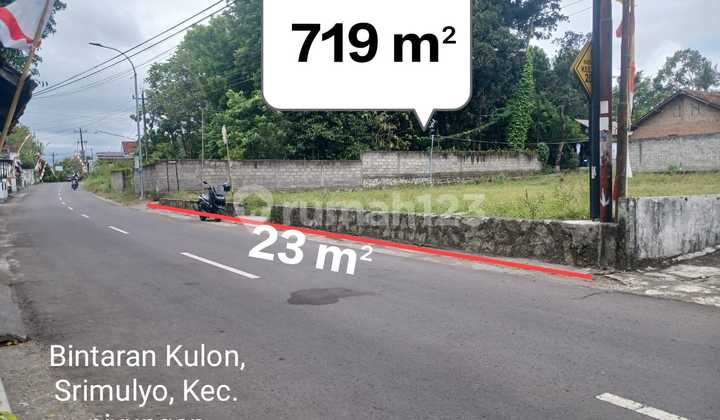 Tanah Dijual Akses Jalan Lebar Cocok untuk Hunian mewah, gudang, distributor garasi 