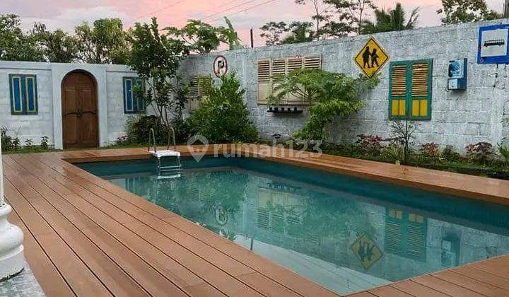 Dijual Rumah Villa Di Turi Jogja Halaman Luas Muat 8 Mobil Plus Kolam Renang 2