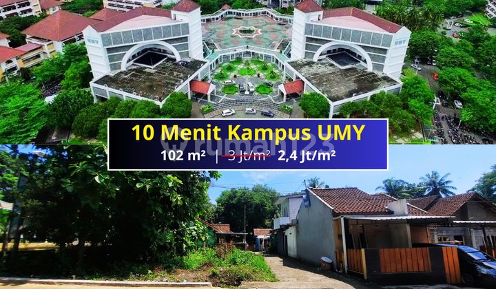 Dijual Tanah Tepi Aspal di Balecatur Hanya 11 Menit Kampus UMY