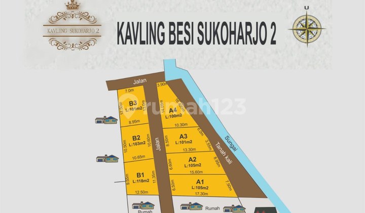 Tanah Jalan Kaliurang Cocok Untuk Kost Mahasiswa Bisa Bayar Tempo