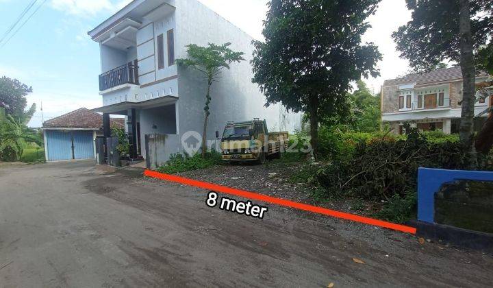 Tanah Pekarangan Barat Klinik Medari Caturharjo Dekat Perum 1