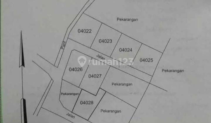 Tanah Pekarangan Barat Klinik Medari Caturharjo Dekat Perum 5