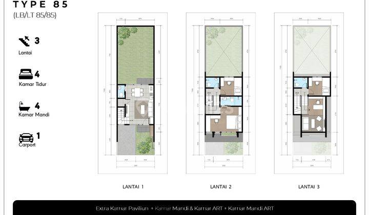  Dapatkan Hunian 2 Lantai di Bali Resort Bogor Rumah Impian Untuk Keluarga Anda  2