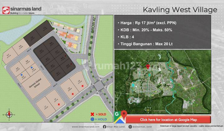 Kavling West Village Lokasi Strategis Untuk Bisnis Kamu 1