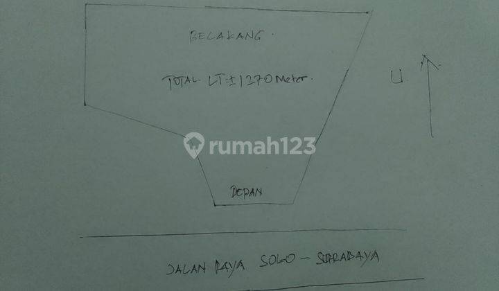 Rumah Dijual di Masaran, Sragen Jawa Tengah. 2