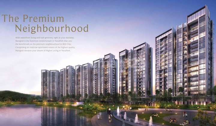 Apartemen 2Br Marigold Navapark Full Furnished Siap Huni 2