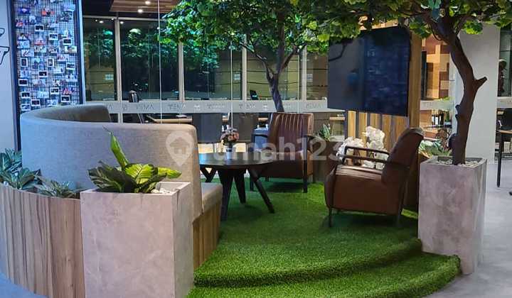 Office Space at Lippo St Moritz Puri, neatly furnished, good condition.