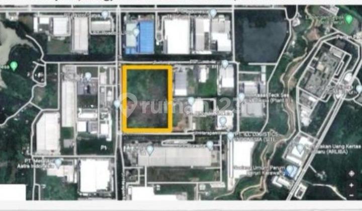 Dijual Tanah Industri di Kawasan Industri KIIC Karawang Barat