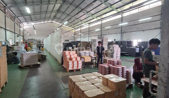 Dijual Take Over Pabrik Percetakan di Kawasan Industri Tangerang