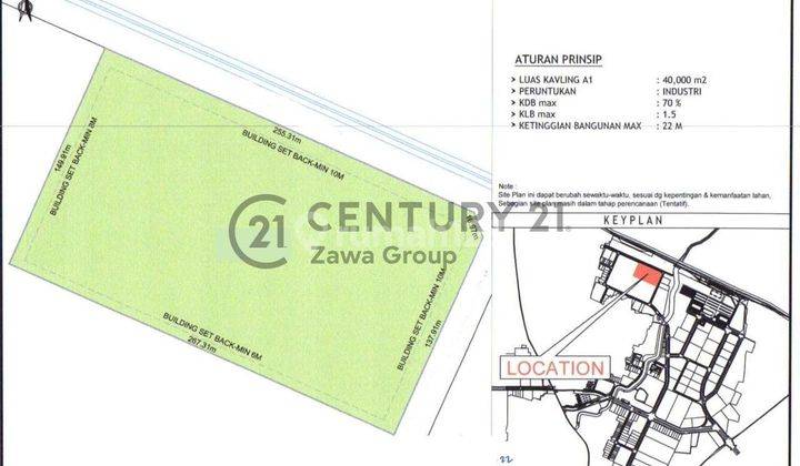 Dijual Tanah Dikawasan Industri Cikarang 1