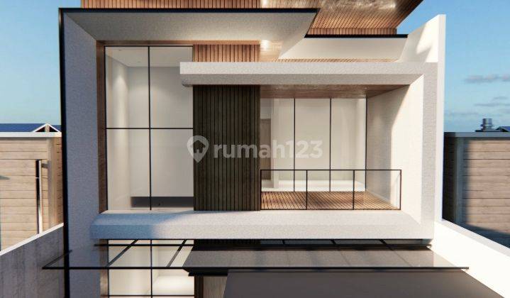 Dijual Rumah Baru Modern Minimalis Glass House Kapuk Vikamas SHM Jalan lebar 2 mobil (indent perkiraan bulan juni selesai) 1