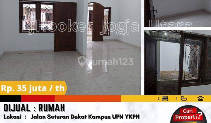 Rumah Minimalis 1 Lantai Di Seturan Dekat Kampus Upn Ykpn 1