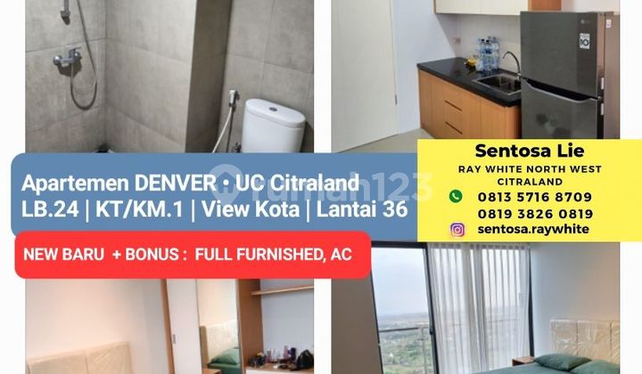 Apartemen Baru Denver Tipe Studio Full Furnished - Uc Citraland