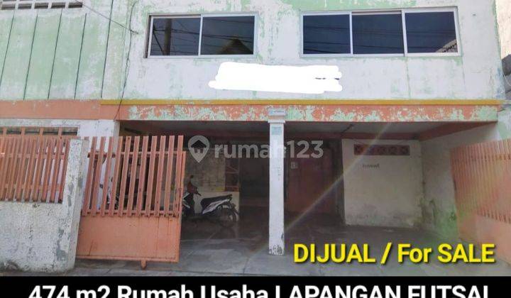 Dijual Rumah Usaha Lapangan FUTSAL Surabaya di Jalan Tangkis Turi  - Simomulyo - Sukomanunggal  1