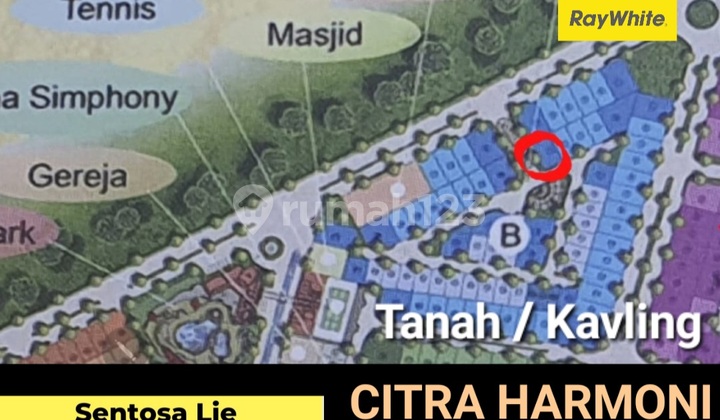 Dijual Tanah Kavling Citra Harmoni Sidoarjo- Lokasi Bagus Hook Terdepan - Shm - Row Jalan Lebar 3 Mobil